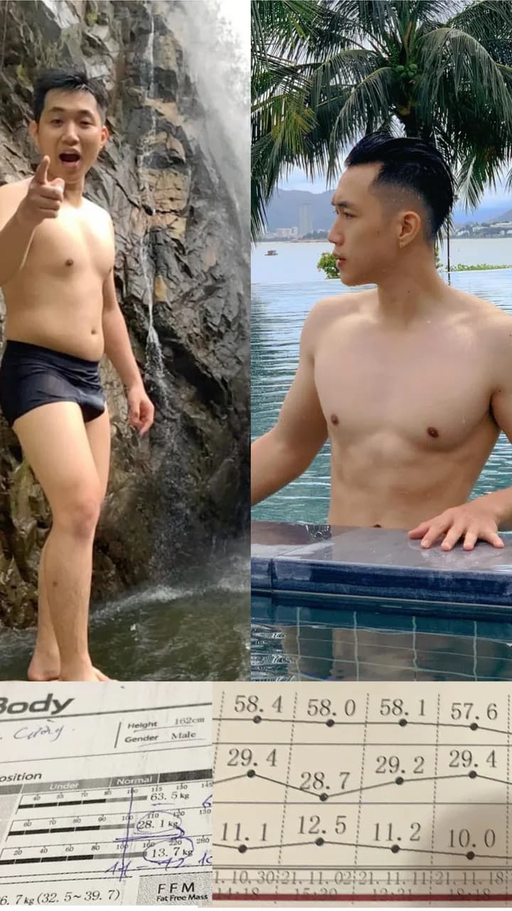 Cường Phan thay đổi hình thể tại Spartan Fitness