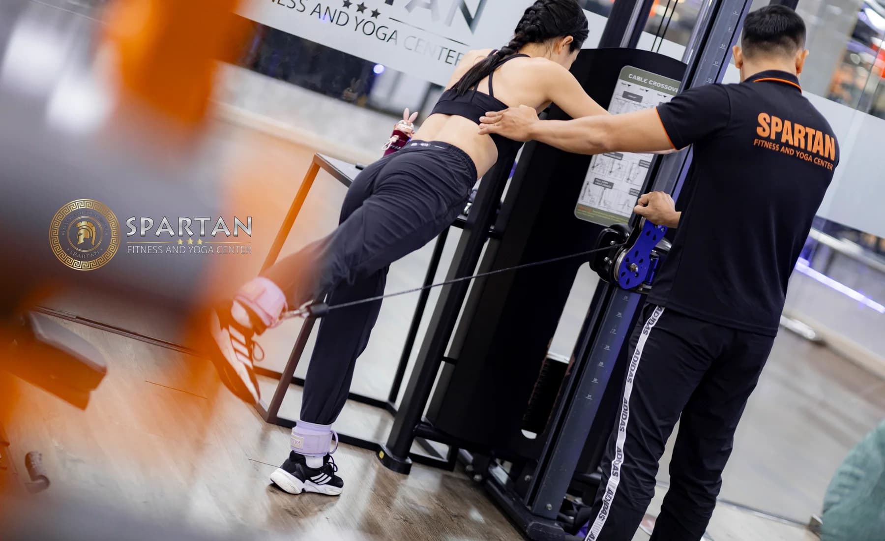 Khu tập mông đùi và glute tại Spartan Nha Trang