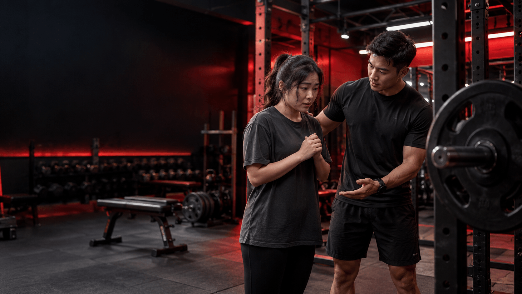 Huấn luyện viên cá nhân Spartan động viên người mới bắt đầu tập luyện tại Nha Trang