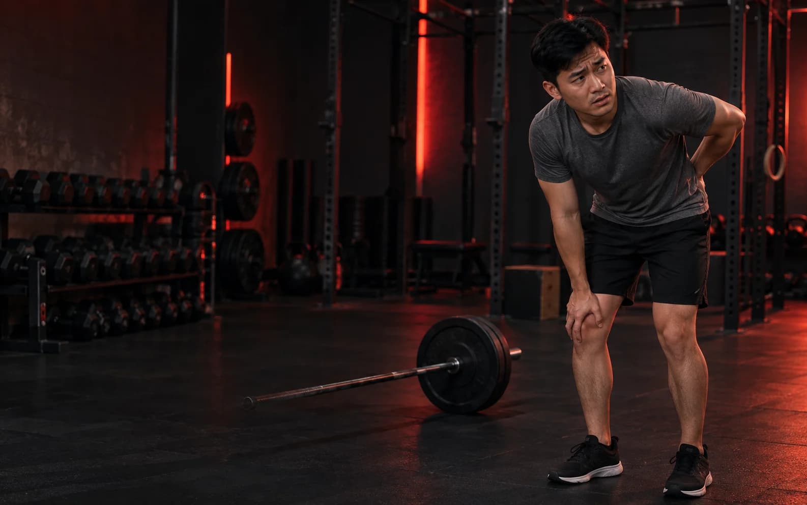 Người mới tập sai kỹ thuật, lo lắng vì đau lưng gối và không biết phải làm sao